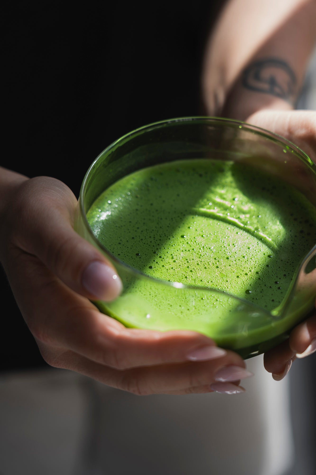 Glass Matcha Bowl