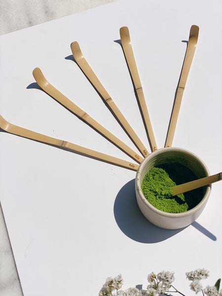 Matcha Bamboo Scoop Chashaku – Mighty Leaf Tea Canada